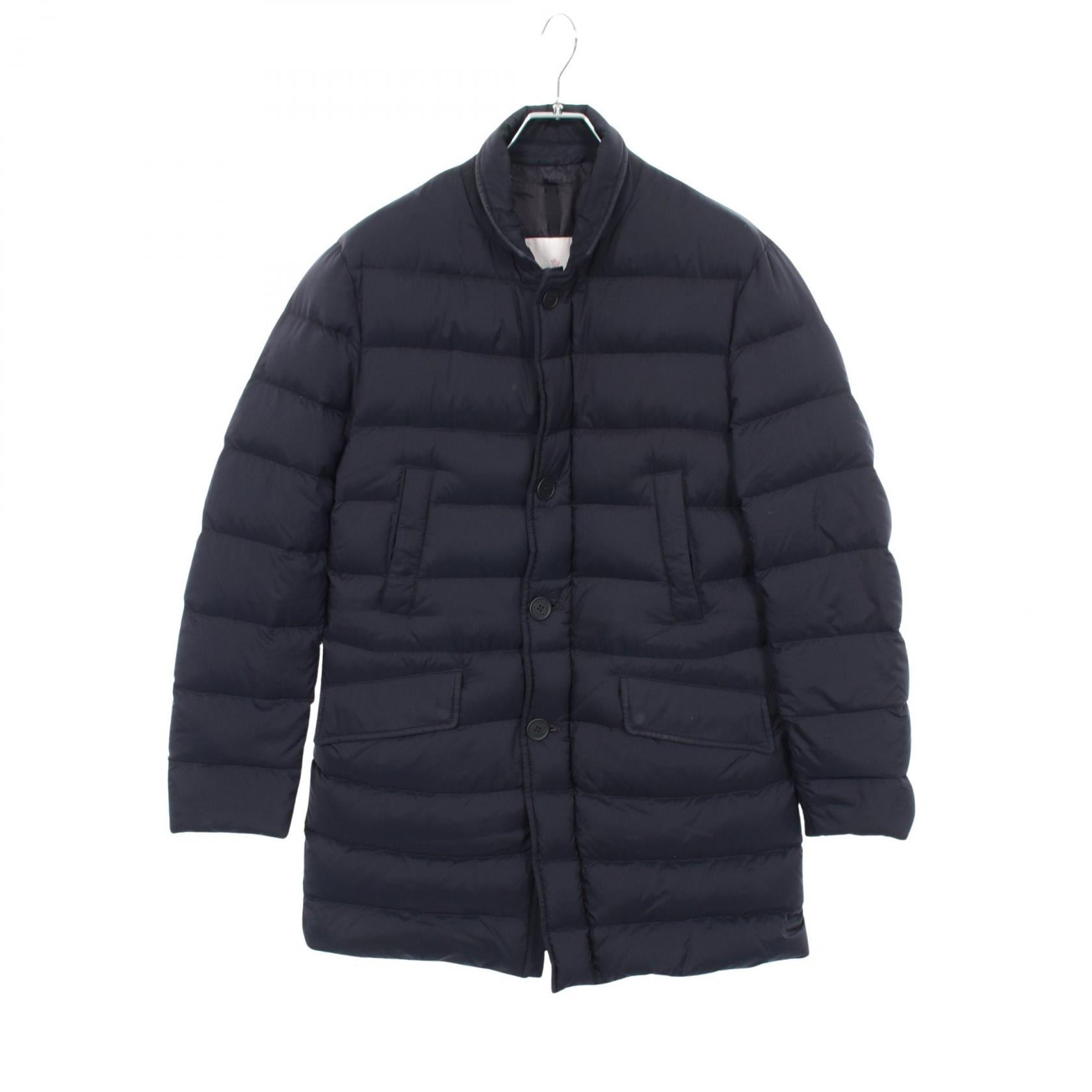 モンクレール MONCLER KEID ダウンジャケット 衣料品 アウター ナイロン メンズ ネイビー系 【中古】