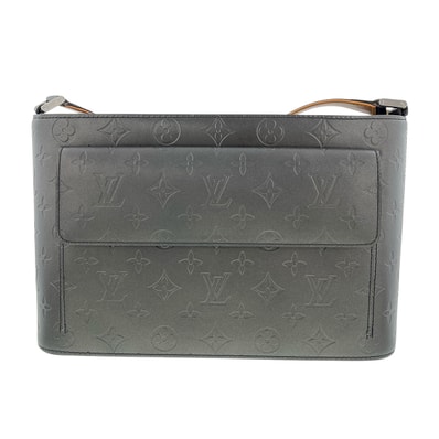 LOUIS VUITTON ルイ・ヴィトン アルストン ショルダーバッグ M55122 モノグラムマット グレー レディース【中古】