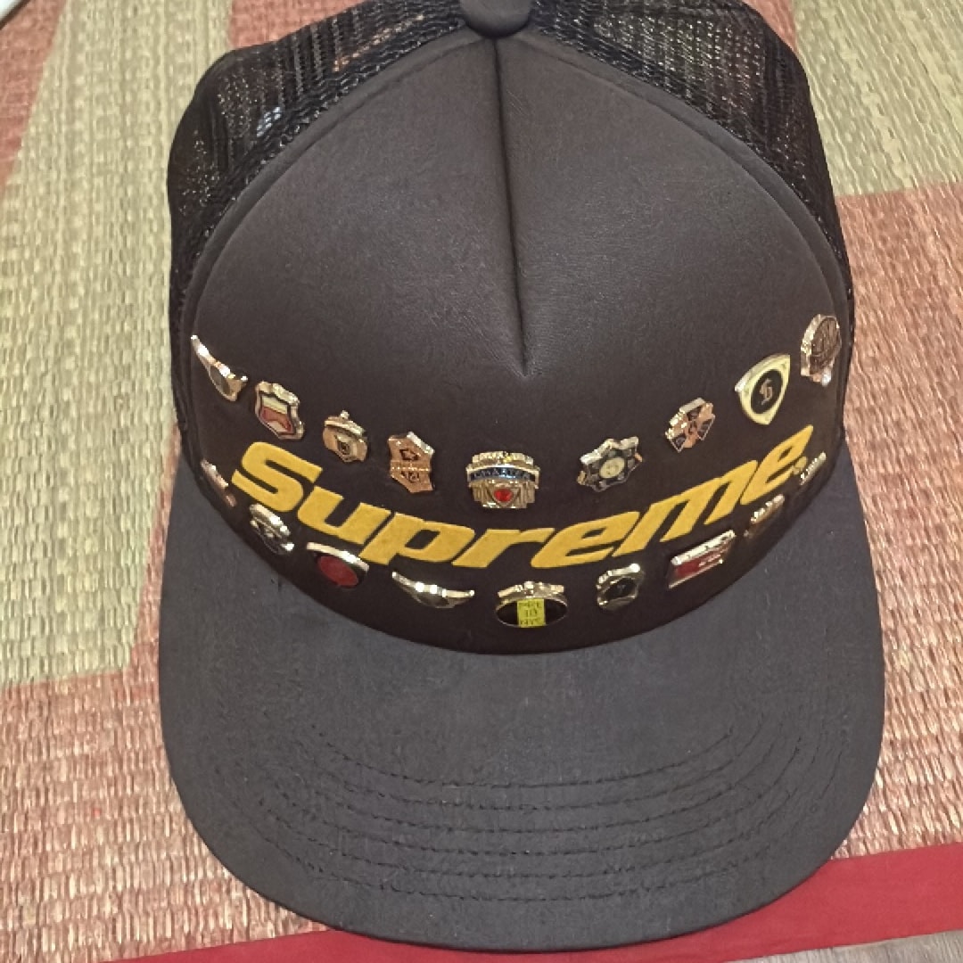 Supreme Pins Mesh Back 5-Panel "Brown"