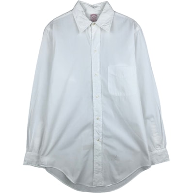 古着 70年代~ ブルックスブラザーズ Brooks Brothers MAKERS 6ボタン 長袖 コットンシャツ USA製 メンズM相当 ヴィンテージ/eaa625183