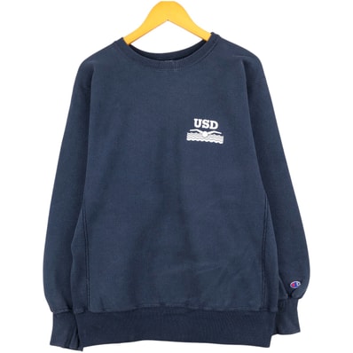 古着 90年代 チャンピオン Champion REVERSE WEAVE リバースウィーブ 刺繍タグ カレッジスウェットシャツ トレーナー USA製 メンズXL相当 ヴィンテージ/eaa596097