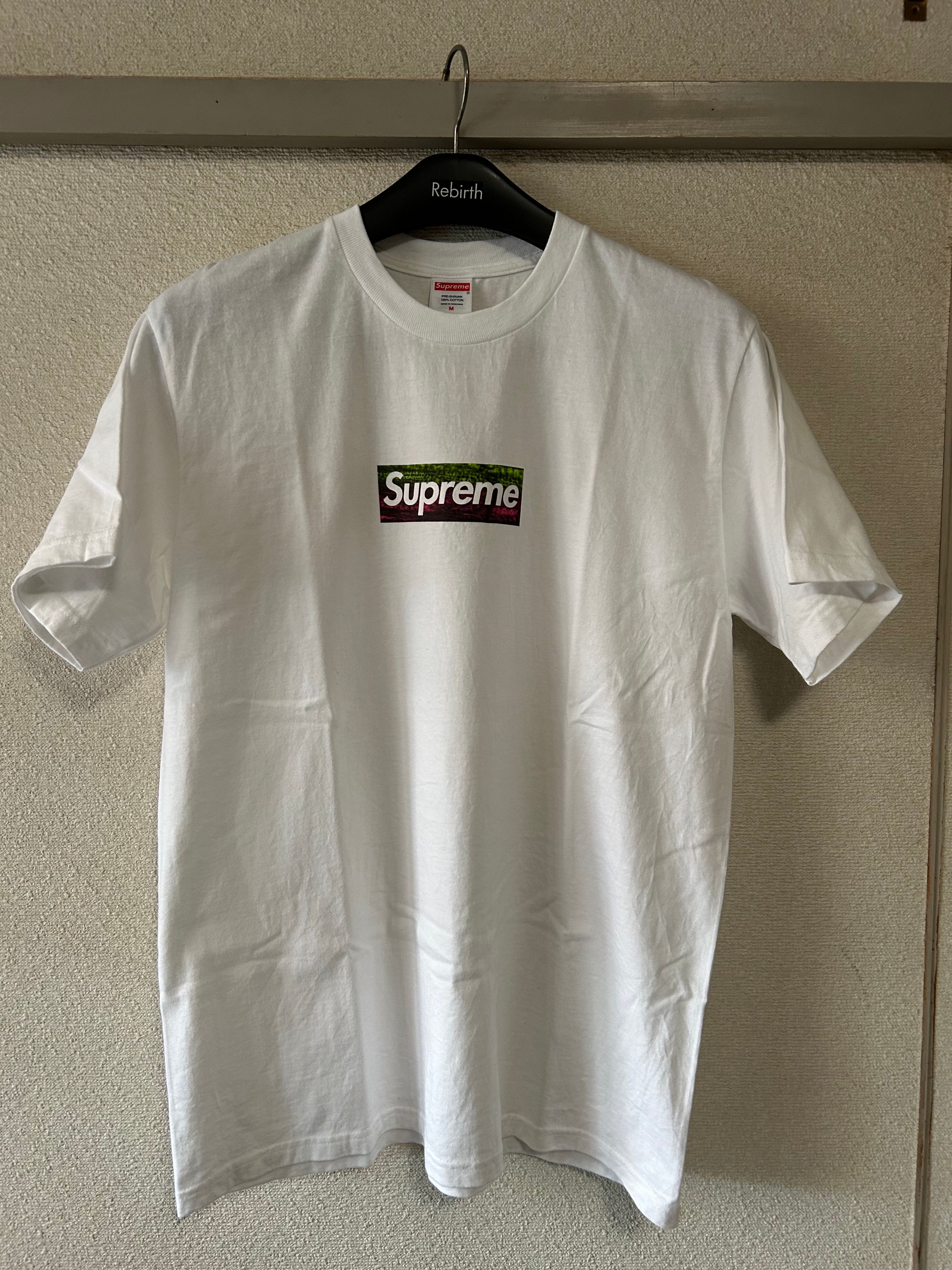 Supreme Los Angeles Fire Relief Box Logo Tee "White"