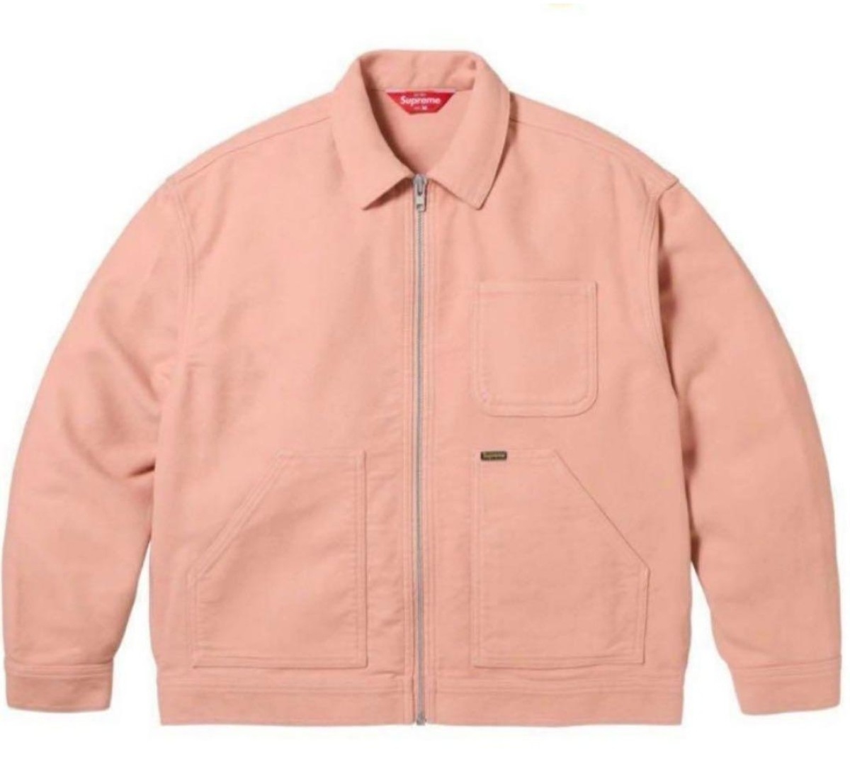 Supreme シュプリーム ピンク ジップアップ コーチ ジャケット ブルゾン