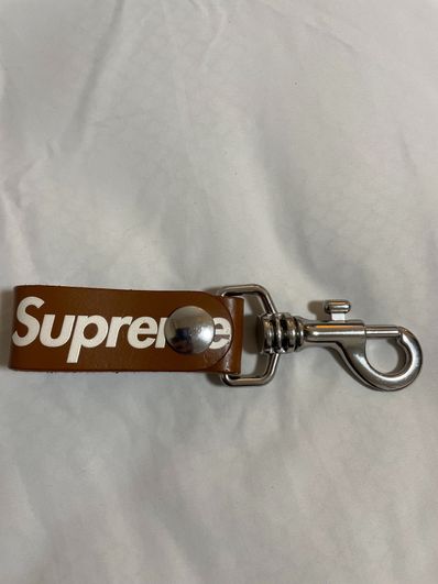 Supreme Leather Key Loop "Brown"