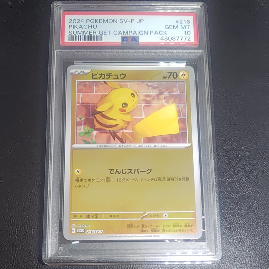ピカチュウ P [SV-P 216](プロモカードパック「ポケカの夏がキタ