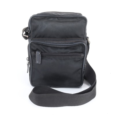 ■美品 プラダ テスート ナイロントライアングルロゴショルダーバッグ