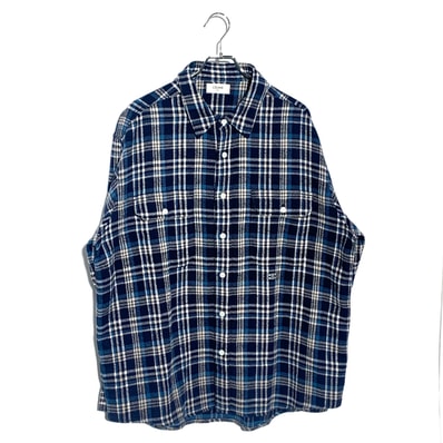 CELINE Long-Sleeve Regular Collar Shirt "Navy/Blue"