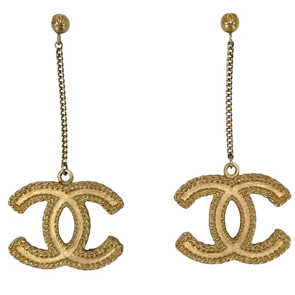 CHANEL シャネル ピアス ココマーク アクセサリー GP    12A レディース 約12.4g 2012年【中古品】
