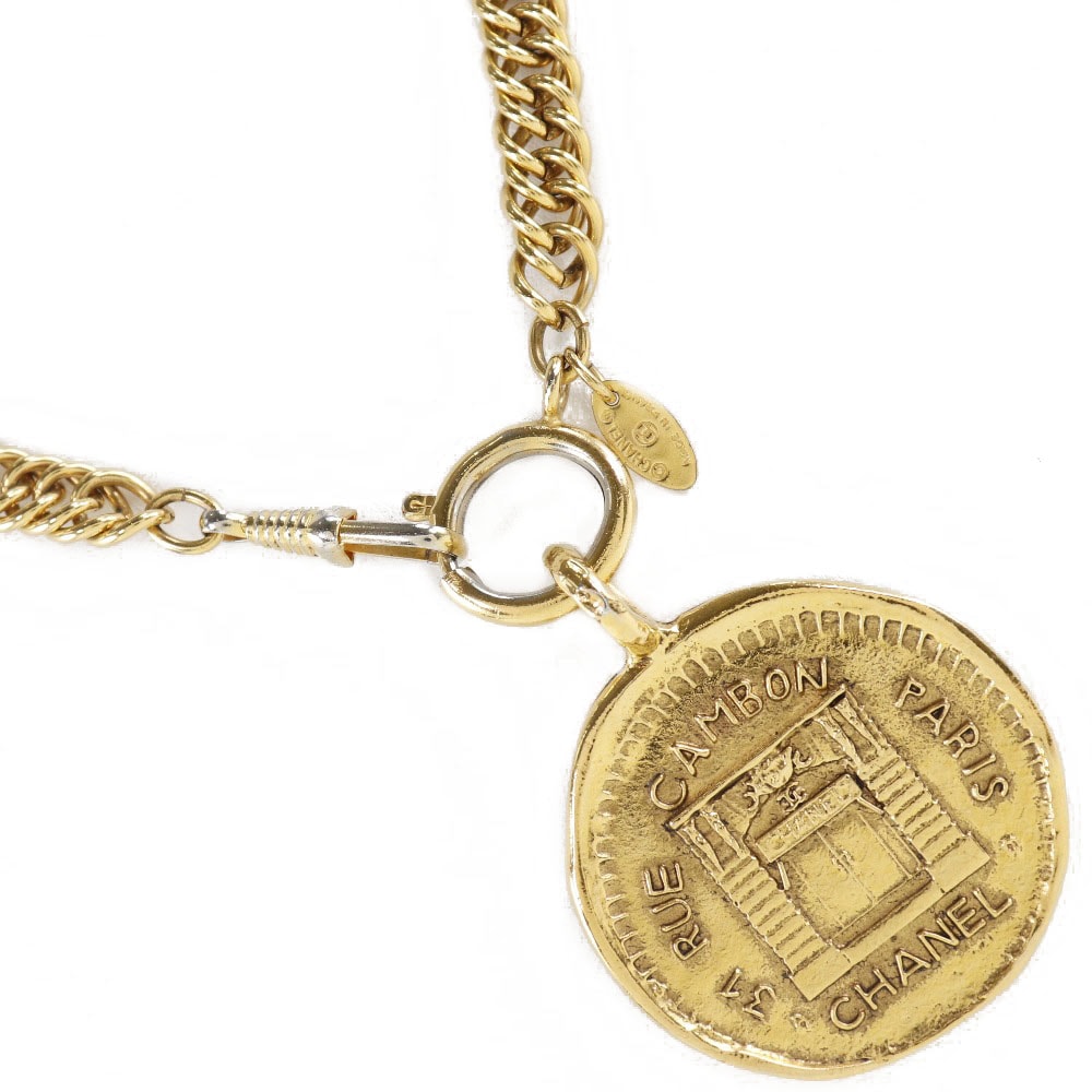 シャネル 31 RUE CAMBON コイン レディースネックレス
