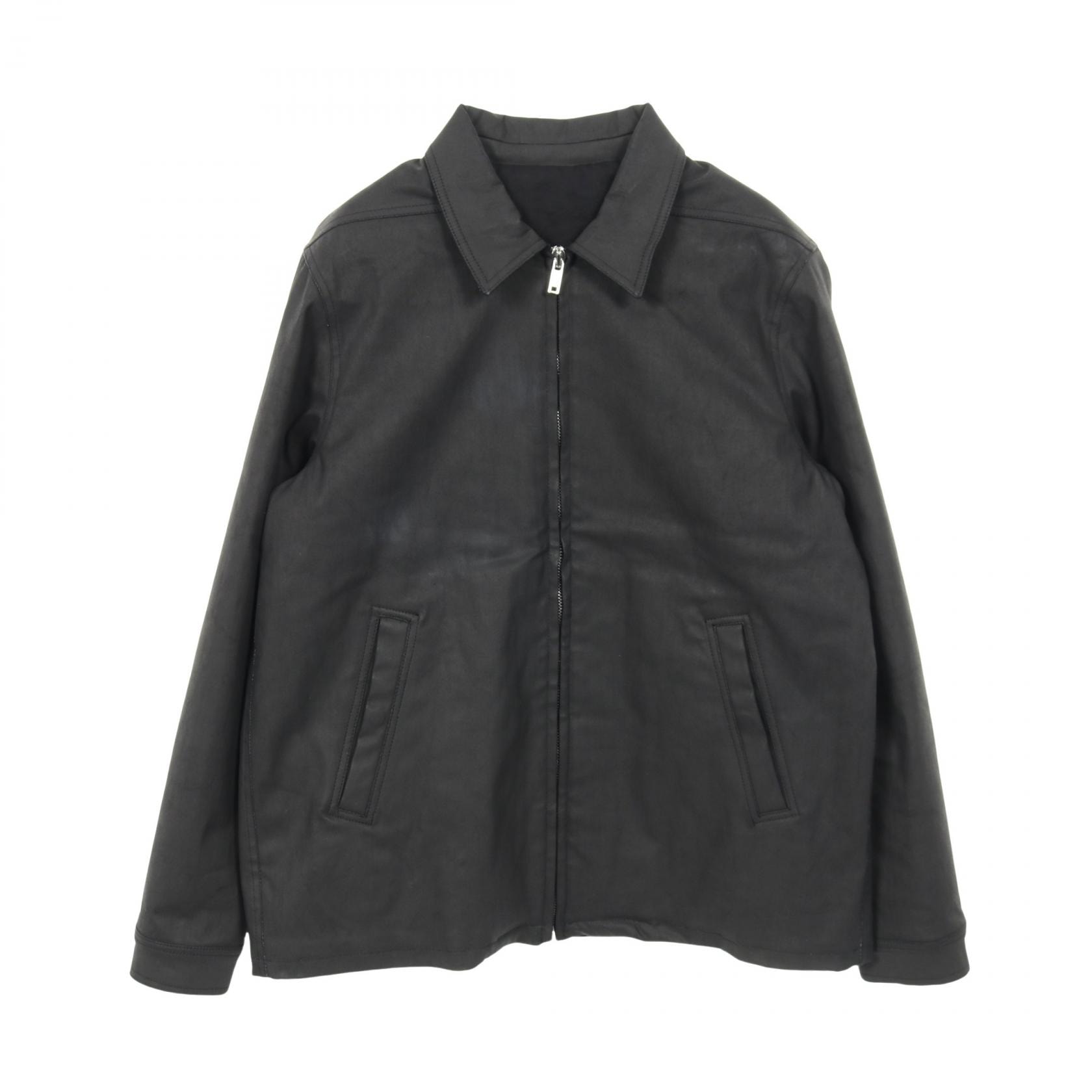 リックオウエンス Rick Owens BRAD JKT ブラッドジャケット コーディングデニム 中綿ブルゾン 衣料品 アウター コットン メンズ ブラック系 【中古】