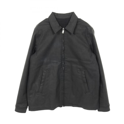 リックオウエンス Rick Owens BRAD JKT ブラッドジャケット コーディングデニム 中綿ブルゾン 衣料品 アウター コットン メンズ ブラック系 【中古】