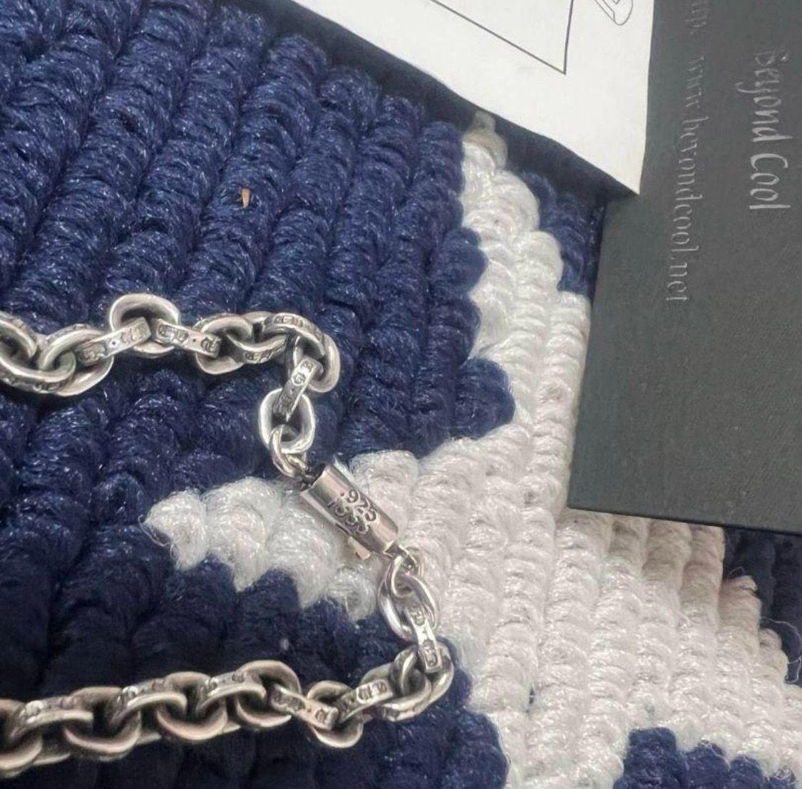 Chrome Hearts Paper Chain Necklace 45cm (18inch) "Silver"