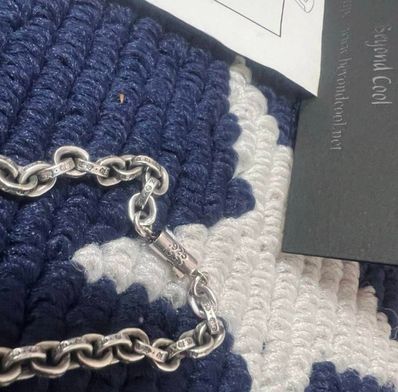 Chrome Hearts Paper Chain Necklace 45cm (18inch) "Silver"