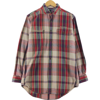 古着 ラルフローレン Ralph Lauren POLO SPORT FILMORE 長袖 フランネルチェックシャツ メンズM相当/eaa537946