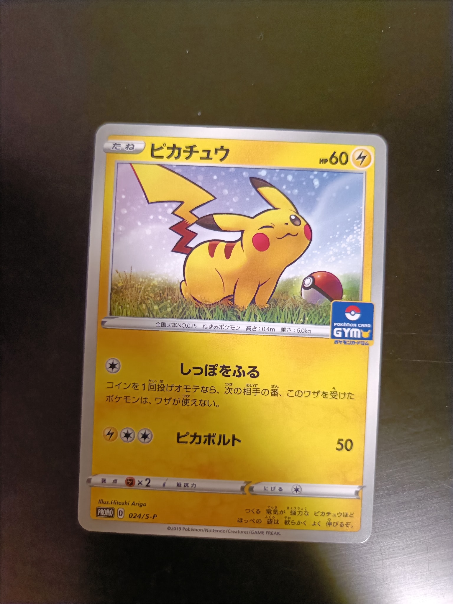 ピカチュウ: プロモ P [S-P 024](ポケモンカードゲーム ソード