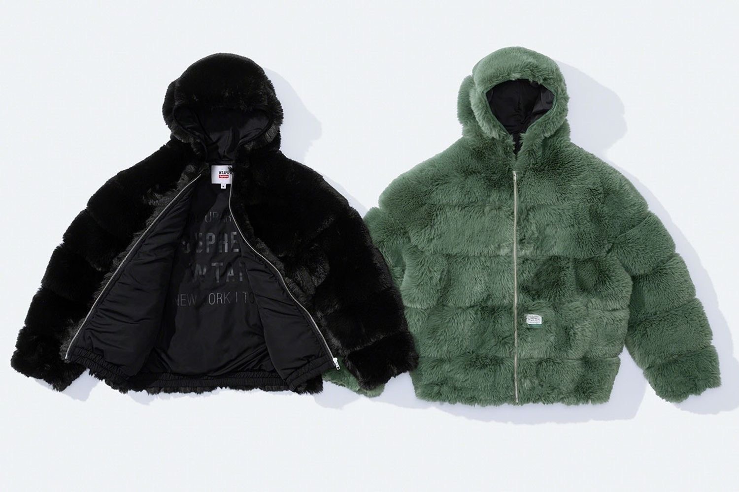 Supreme / WTAPS Faux Fur Hooded Jacket 