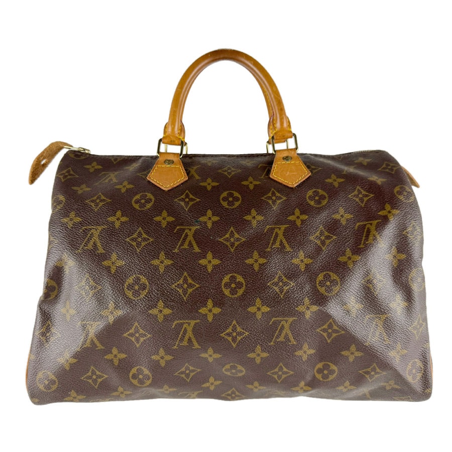 ルイ ヴィトン LOUIS VUITTON ハンドバッグ モノグラム スピーディ35 モノグラムキャンバス ブラウン ゴールド ユニセックス M41524【中古】 z9716