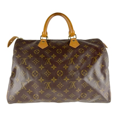 ルイ ヴィトン LOUIS VUITTON ハンドバッグ モノグラム スピーディ35 モノグラムキャンバス ブラウン ゴールド ユニセックス M41524【中古】 z9716