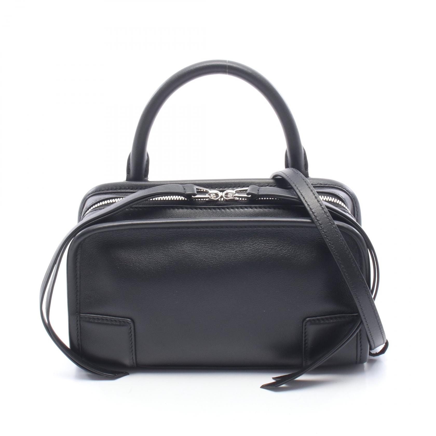 ロエベ LOEWE アマソナ180 ミニ 2WAY ハンドバッグ バッグ レザー レディース ブラック系 A039AS4X011100 【新品】