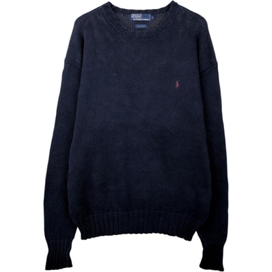 古着 ラルフローレン Ralph Lauren POLO by Ralph Lauren コットンニットセーター メンズL相当/eaa637269