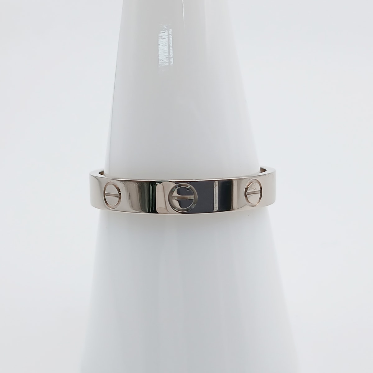 CARTIER カルティエ ミニラブリング 750WG リング・指輪 K18ホワイトゴールド  レディース【中古】