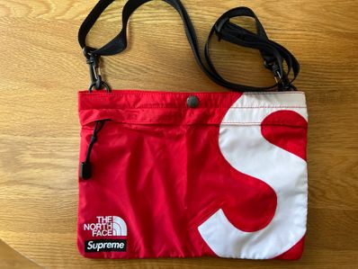 Supreme x The North Face S Logo Shoulder Bag "Red"