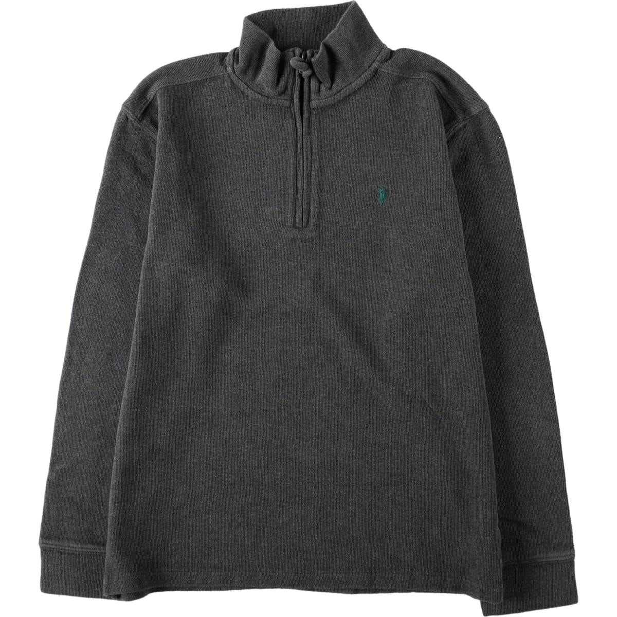 古着 ラルフローレン Ralph Lauren POLO by Ralph Lauren コットンニットハーフジップセーター レディースXL相当/eaa672624