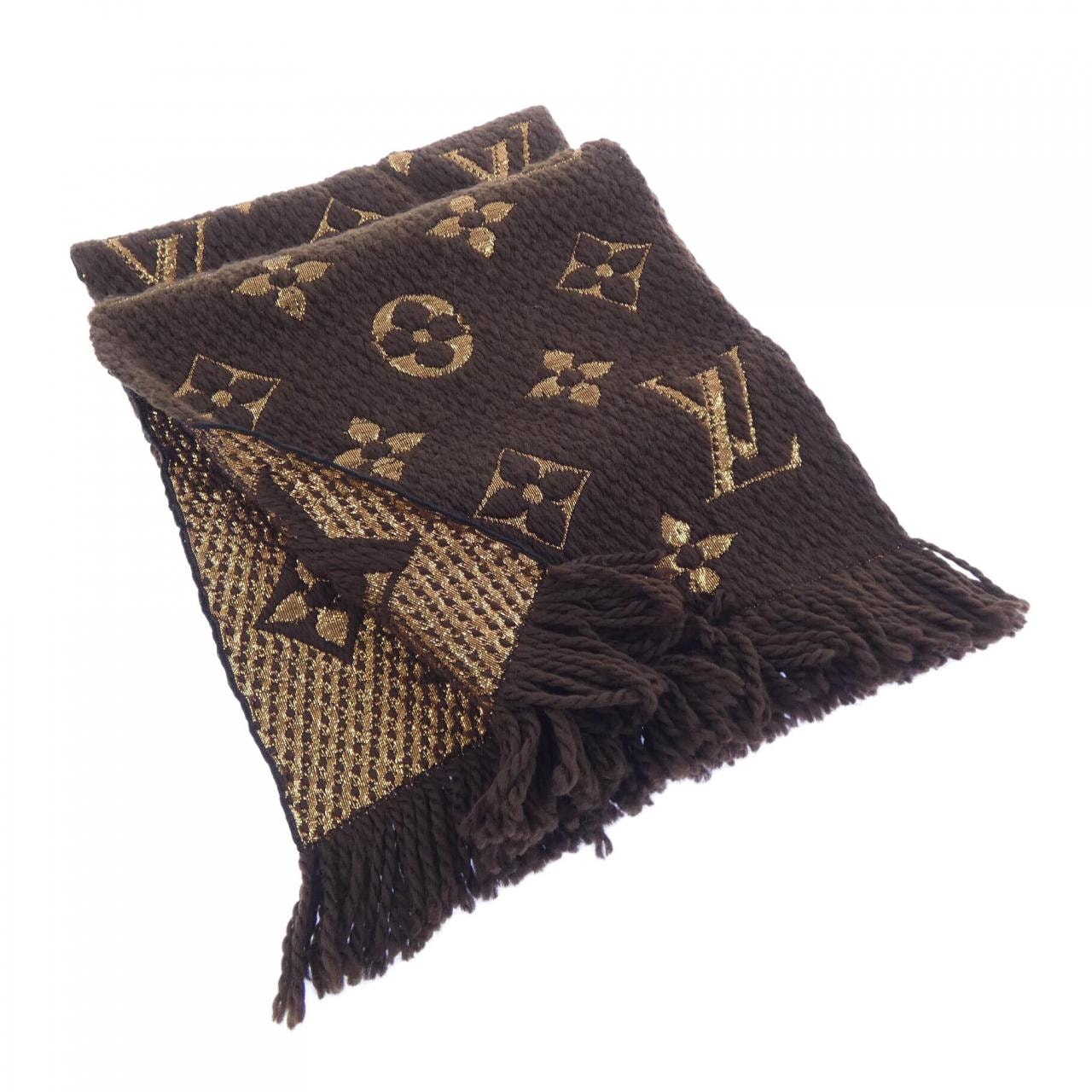 ルイヴィトン LOUIS VUITTON エシャルプ ロゴマニア シャイン M71383 MUFFLER