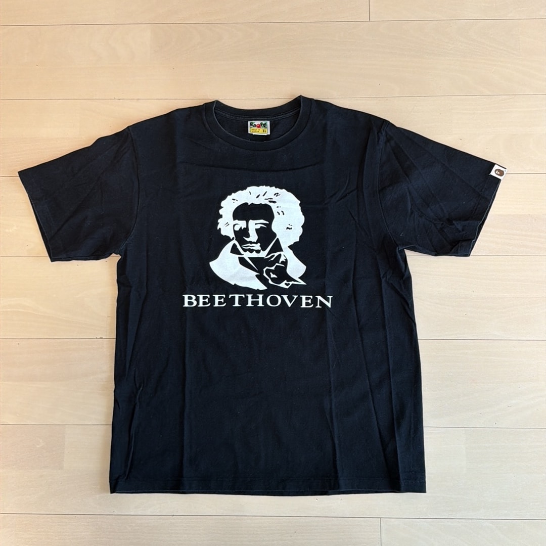 A BATHING APE BATHING APE TEE "Black"