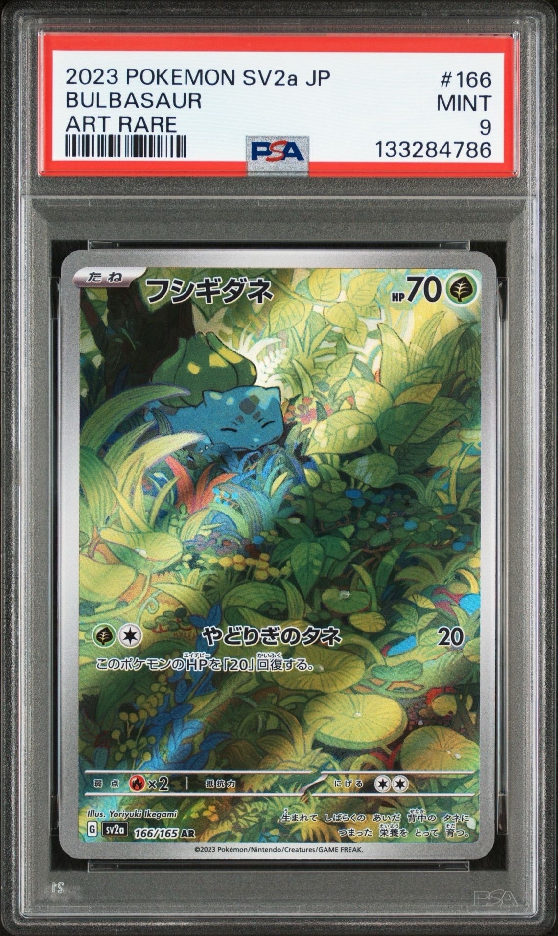 フシギダネ AR[SV2a 166/165](強化拡張パック「ポケモンカード151」)