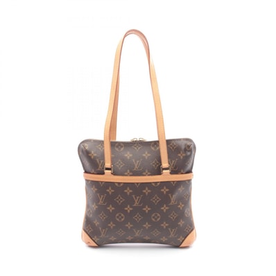 ルイ・ヴィトン LOUIS VUITTON クーサンGM ショルダーバッグ バッグ PVCコーティングキャンバス レザー モノグラム レディース ブラウン系 M51141 【中古】