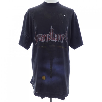 バレンシアガ BALENCIAGA Paris Moon Upside Down 698811 TOVT3 UNISEX Tシャツ