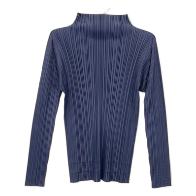 プリーツプリーズ 23SS PP31JK934 ネイビー A-POC SOFT PLEATS ハイネック カットソー F