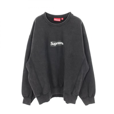 シュプリーム Supreme Washed Box スウェット ブラック 25SS スウェット 衣料品 トップス コットン メンズ グレー系 【中古】