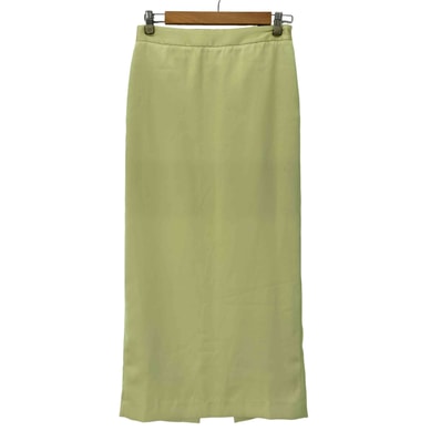 2WAY ADJUST SATIN STRAIGHT SKIRT【1142235905336】