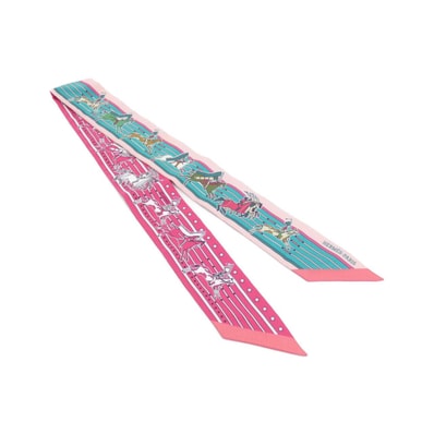 エルメス PANI LA SHAR PAWNEE ツイリー 063587S スカーフ