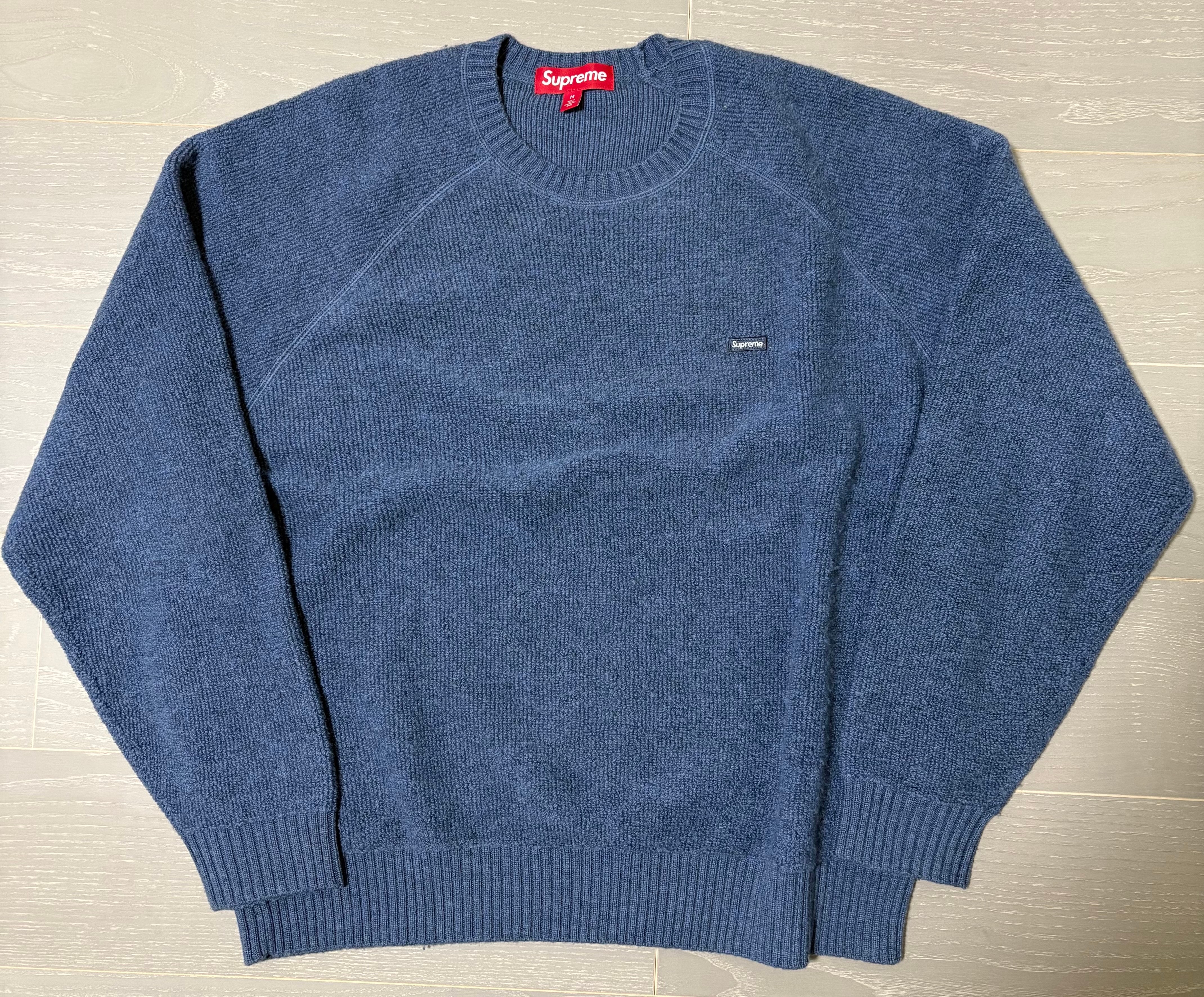 Supreme Terry Small Box Sweater "Blue"