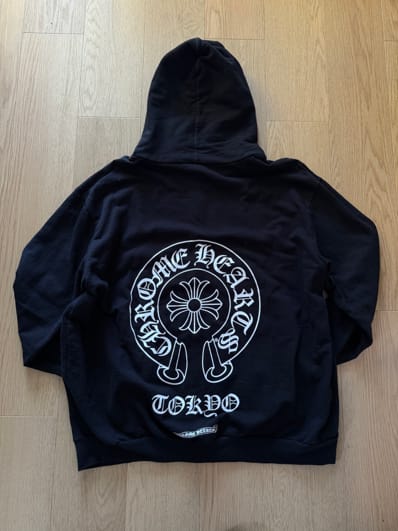 Chrome Hearts Horseshoe Zip Hoodie Tokyo Exclusive "Black"
