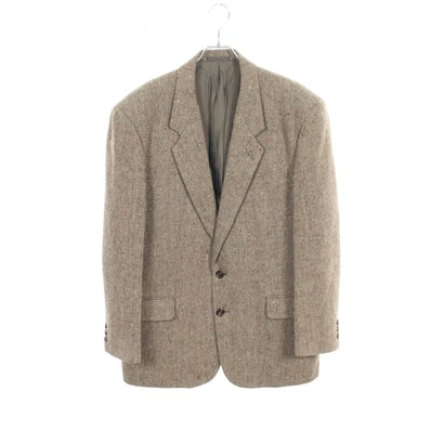 コムデギャルソンオム COMME des GARCONS HOMME ツイード 衣料品 アウター ウール メンズ ブラウン系 【中古】