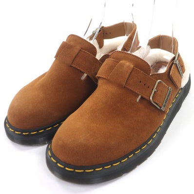 極美品 ドクターマーチン サンダル JORGE SHEARLING MULE ブラウン メンズ 7