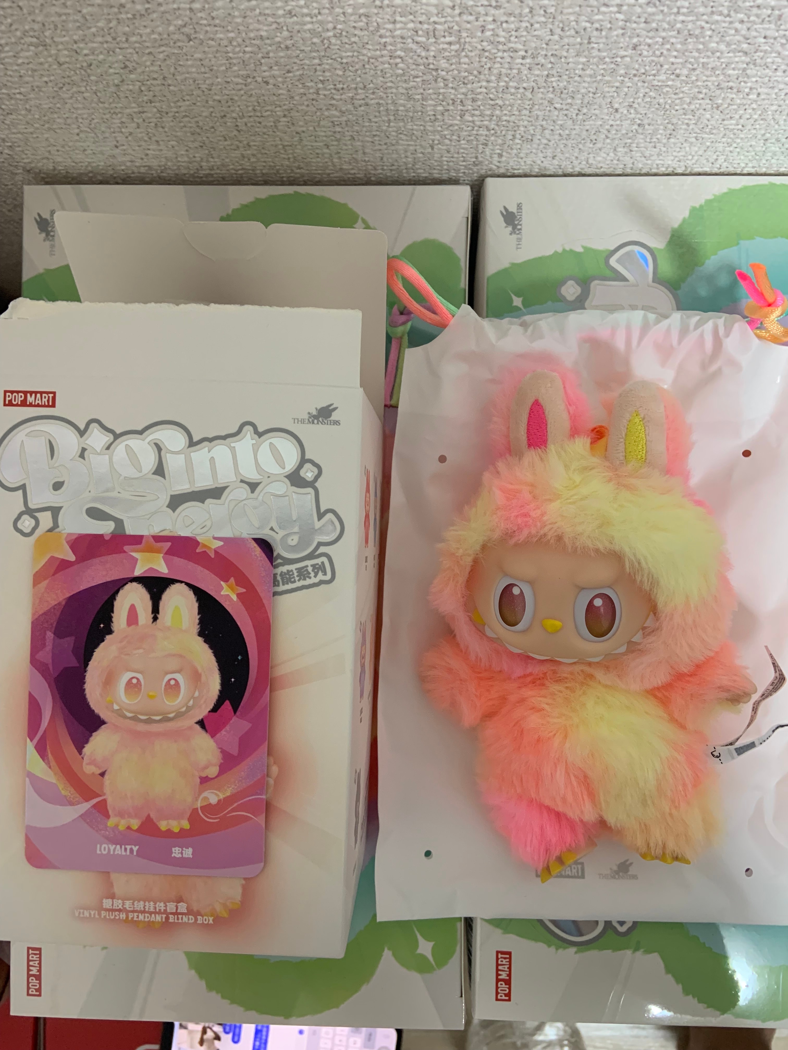 POP MART THE MONSTERS (LABUBU) Big into Energy Series Plush Pendant LOYALTY