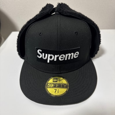 Supreme Earflap Box Logo New Era "Black"