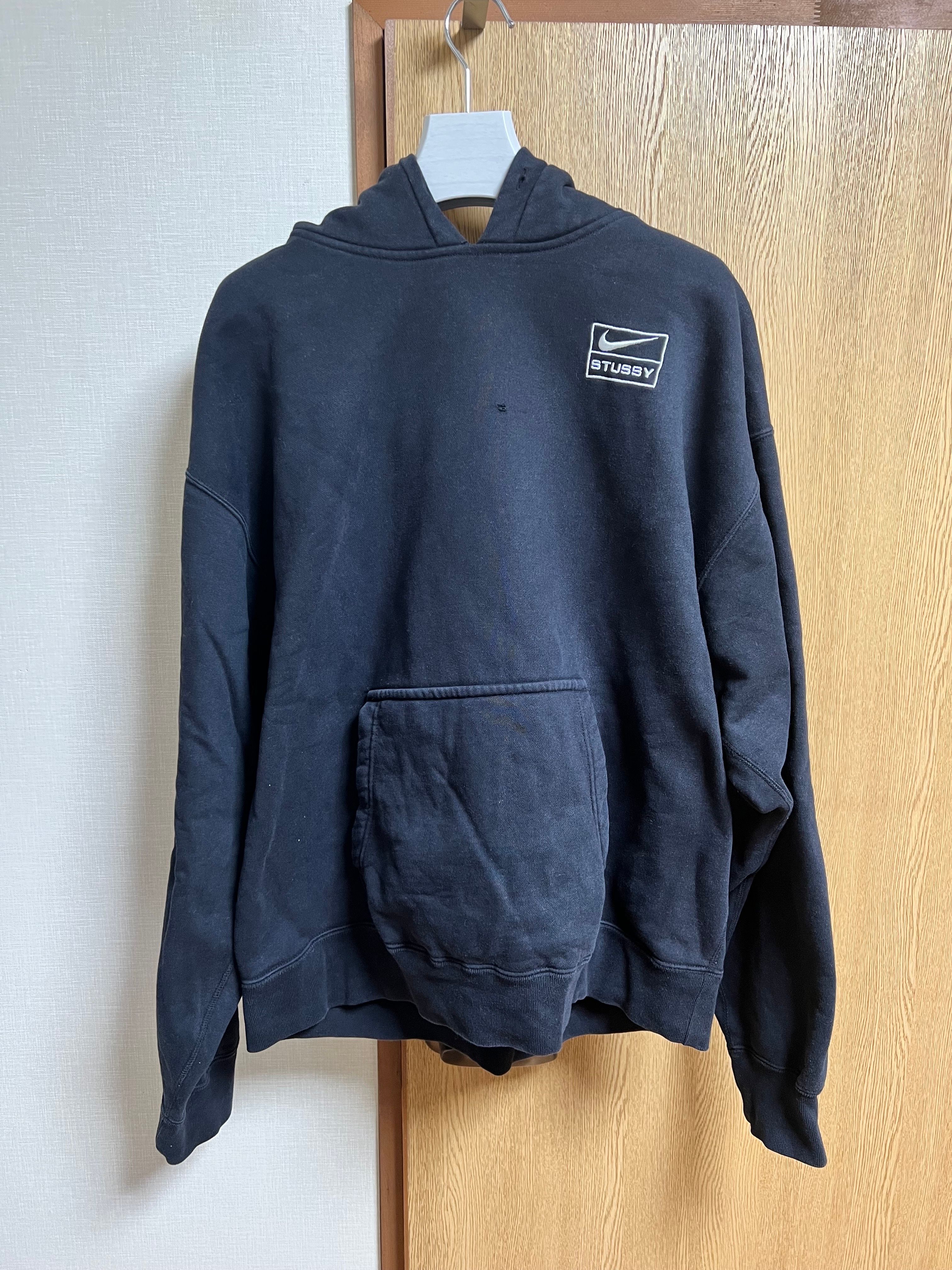 Stussy × Nike NRG Washed Hoodie (US Size) "Black" DN4028-010