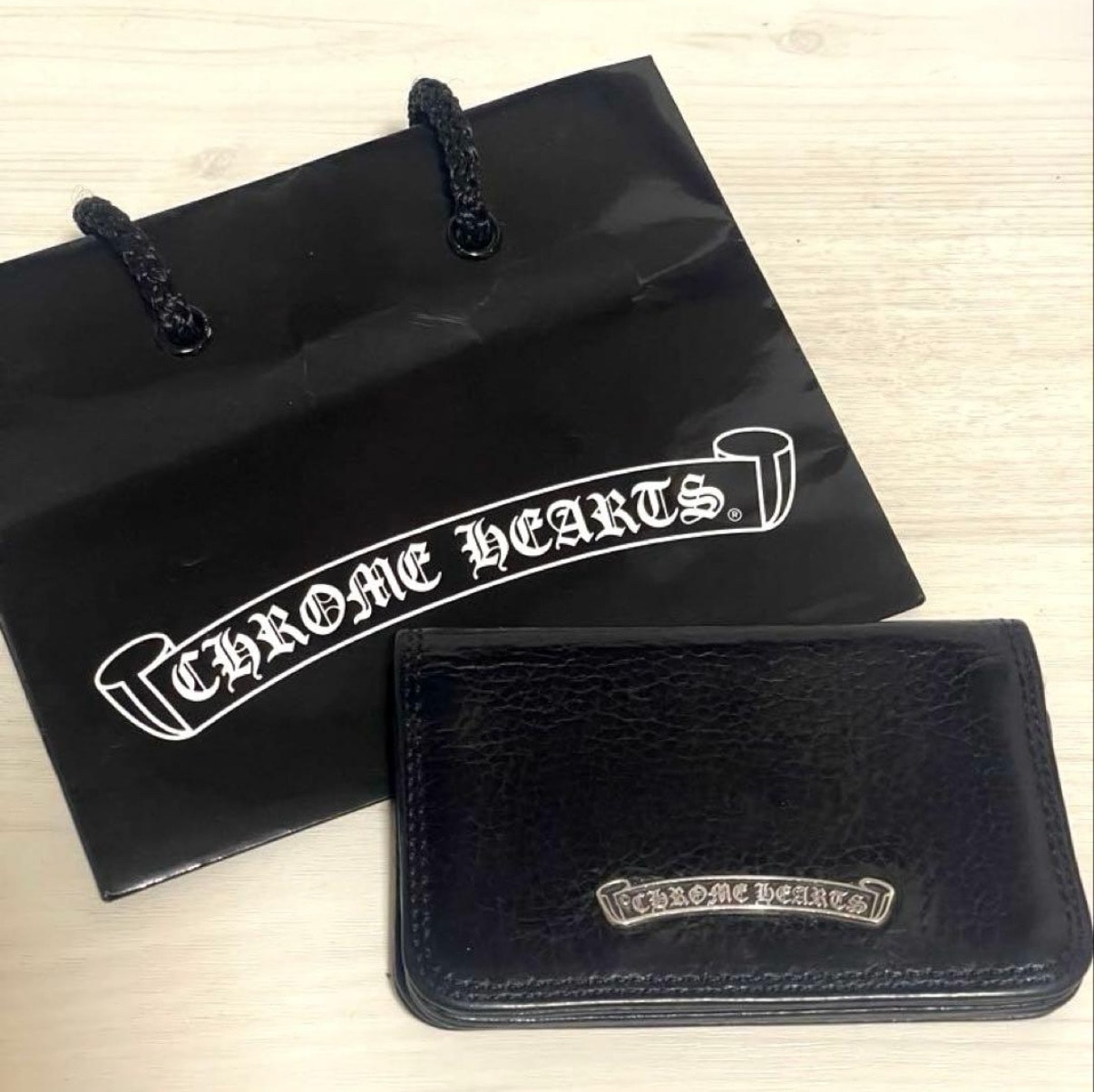 Chrome Hearts Card Case Grommet "Black"