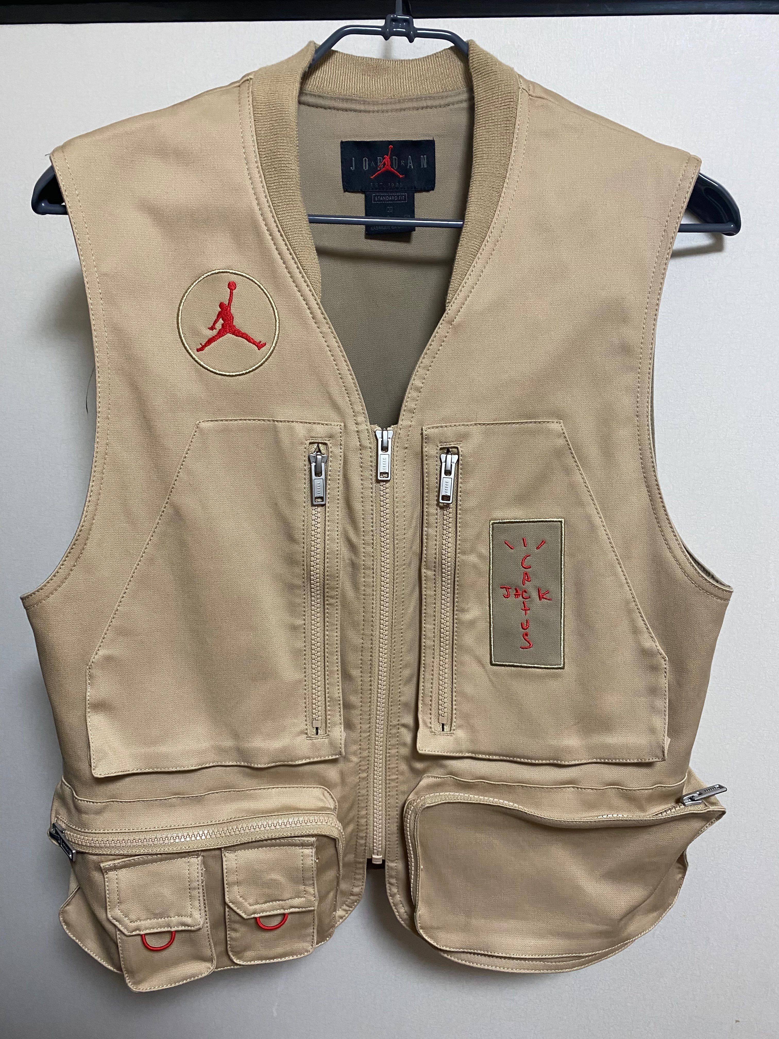 Air Jordan x Travis Cactus Jack Utility Vest "Khaki Desert"