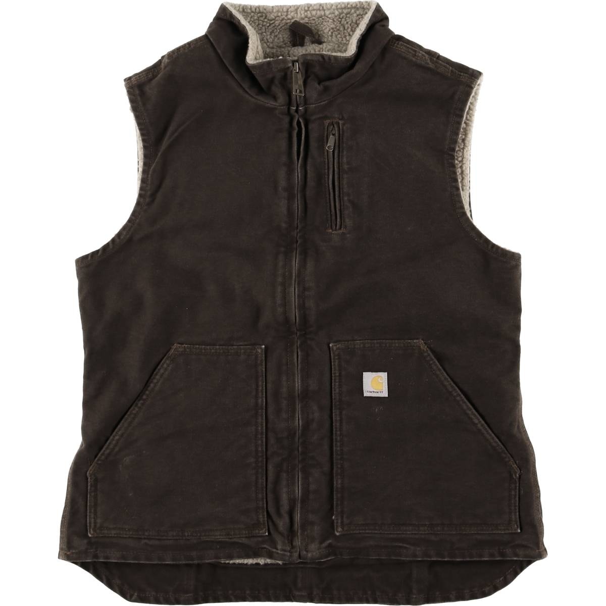古着 カーハート Carhartt ダックベスト レディースM相当/eaa582815