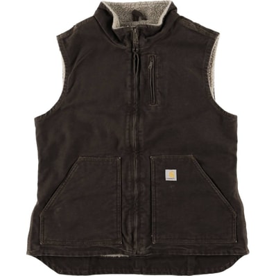 古着 カーハート Carhartt ダックベスト レディースM相当/eaa582815