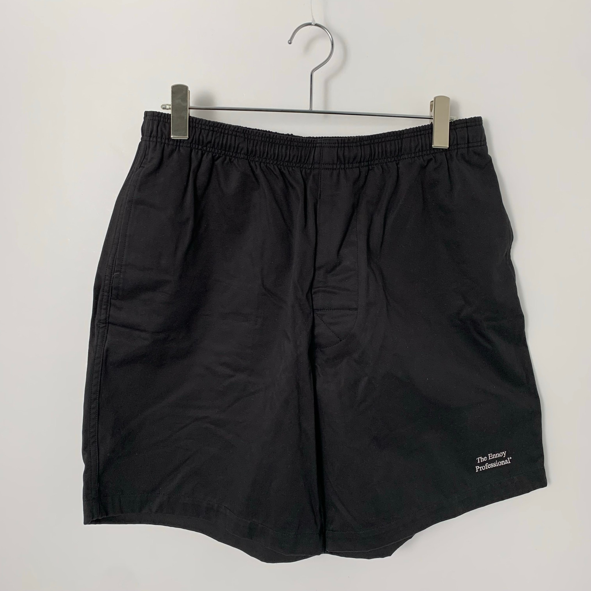 ENNOY 22SS Cotton Easy Short Pant "Black" SS22BRENPT01LV