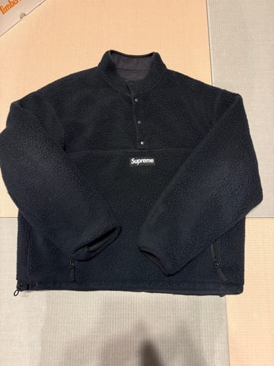 Supreme Polartec Shearling Reversible Pullover "Black" (23FW)