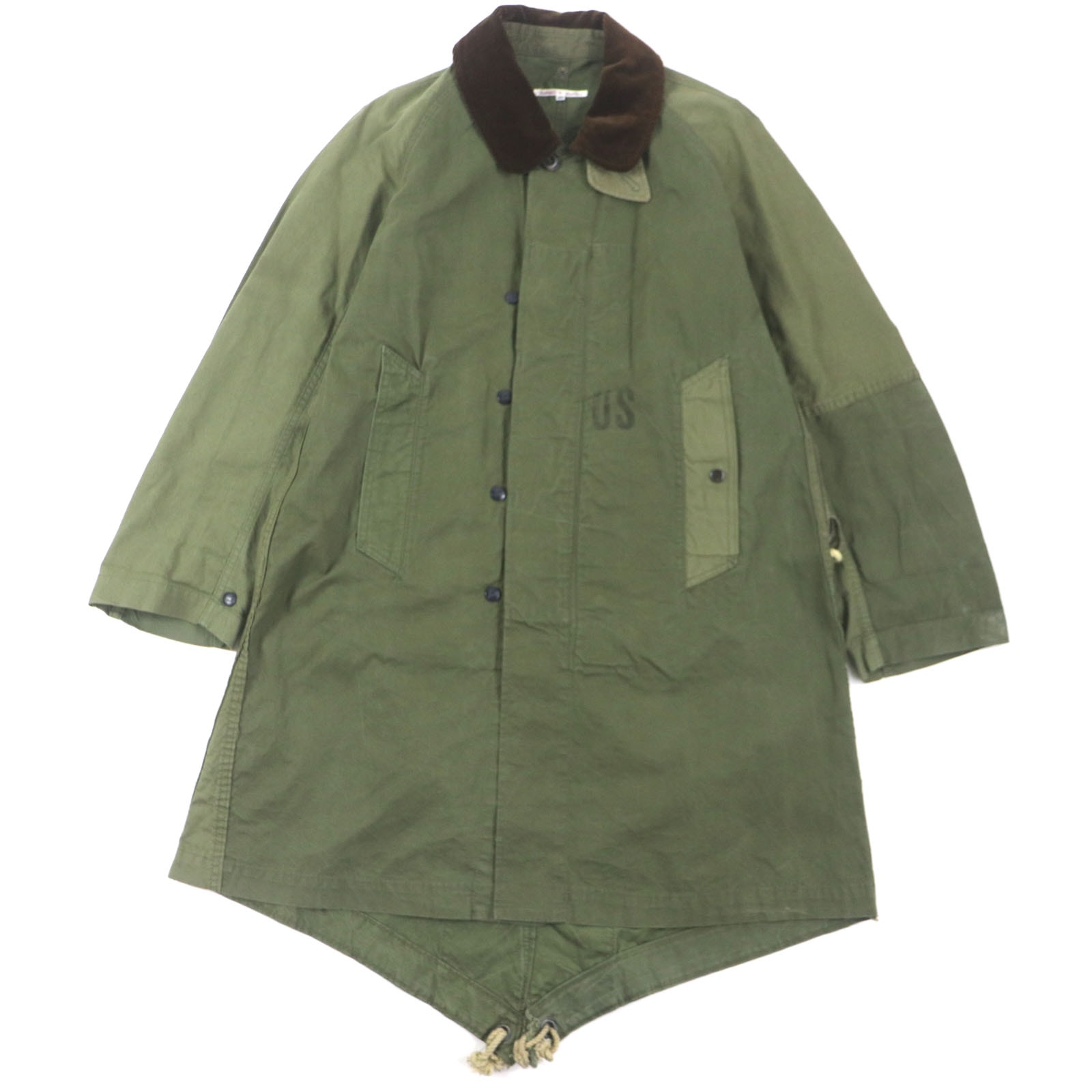 美品 リビルド バイ ニードルズ
モッズコート ARMY TENT BAL COLLAR COAT カーキ メンズ XS